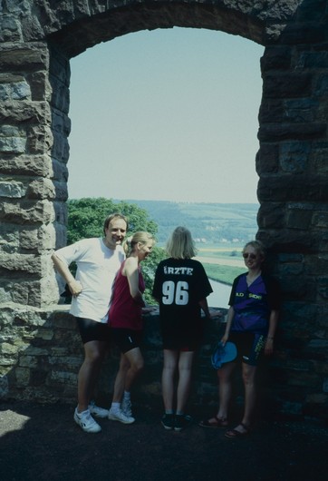 Auf der Burgruine Polle