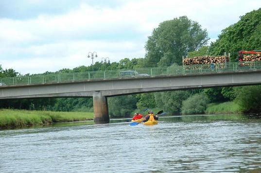Paddeln auf der Hase