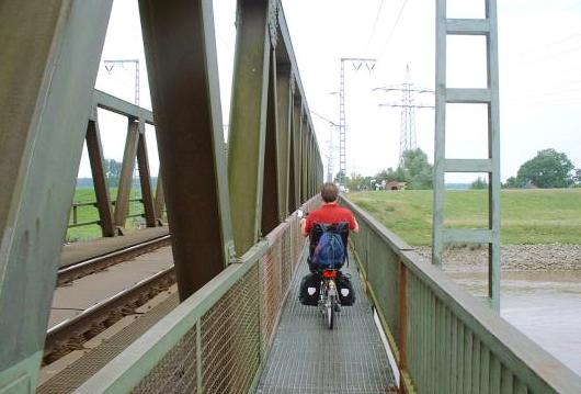 Eisenbahnbr&uuml;cke bei Leer