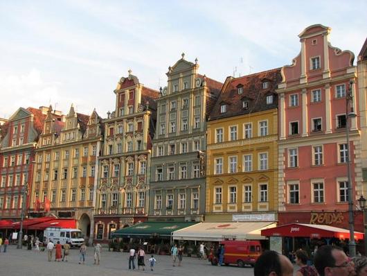 Breslau: H&auml;user am Rynek