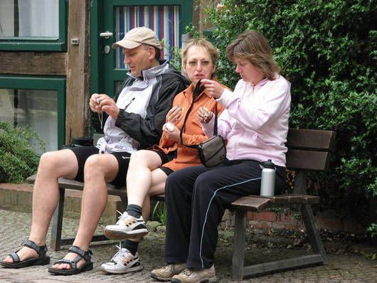 Rast am Bleckeder Schloss