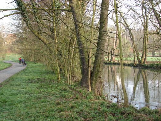 Radweg an der Pegnitz