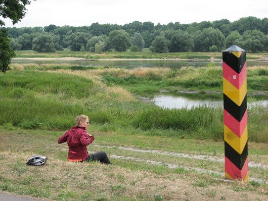 Rast im Oderbruch