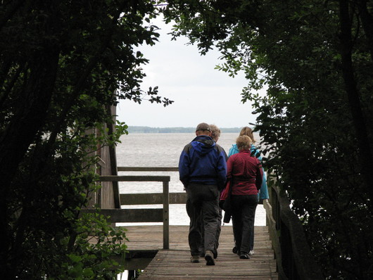Am Aussichtsturm am Westufer