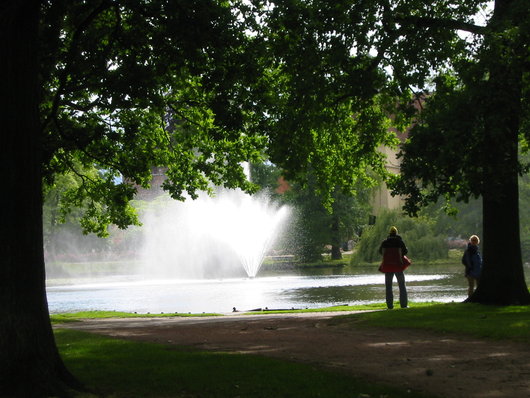 Font&auml;ne im Franz&ouml;sischen Garten