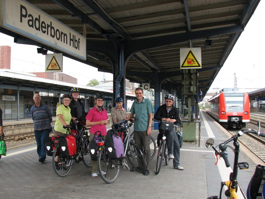 Gl&uuml;ckliche Ankunft in Paderborn