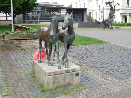 Pferde und Apokalyptischer Reiter