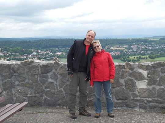 Auf dem Turm der Greener Burg