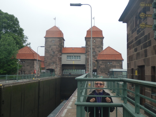 Schachtschleuse am Wasserstra&szlig;enkreuz