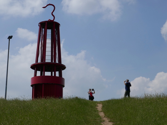 Halde Beckstra&szlig;e mit Tetraeder
