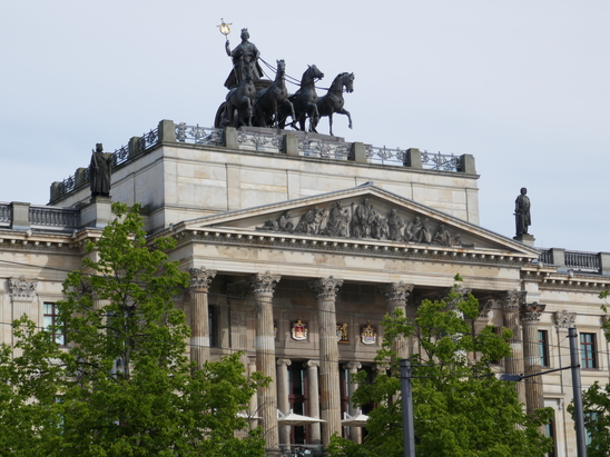 Braunschweiger Schloss mit Quadriga
