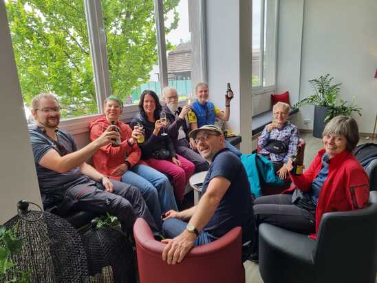 Sektempfang im Ruhr-Inn