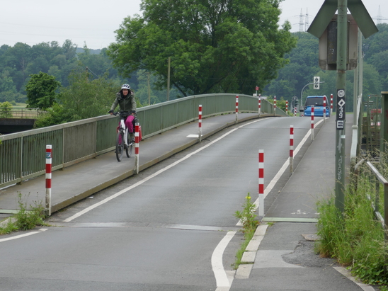 Gisela auf der Schwimmbr&uuml;cke