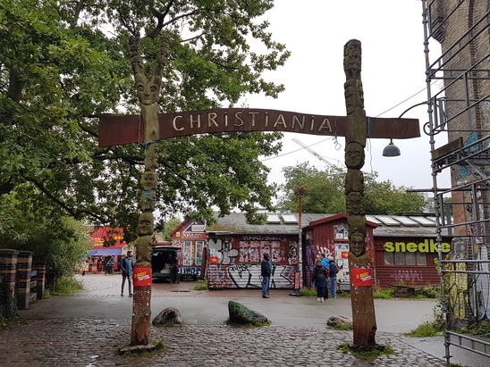 Eingang Christiania