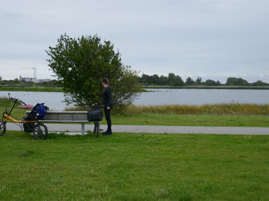 Trinkpause am Holmes&oslash;