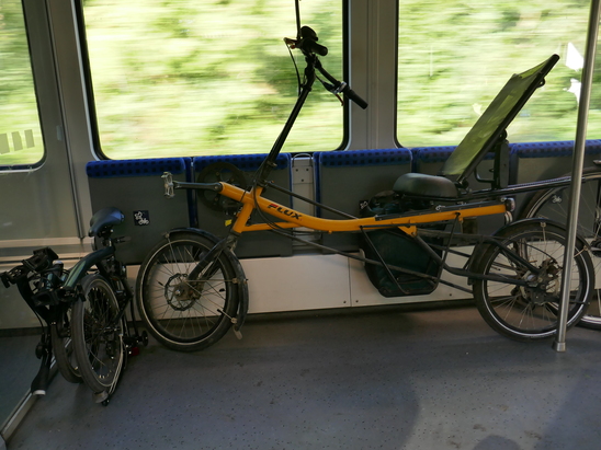 Unsere R&auml;der im Zug