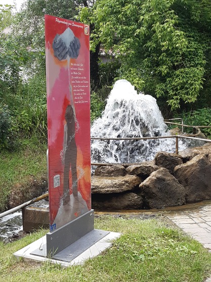 Neuer Sprudel und Stele