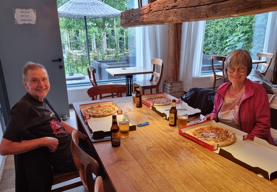 Pizza im Thetuin Pizza im Thetuin