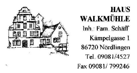 Walkm&uuml;hle in N&ouml;rdlingen
